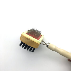 Pente de madeira para animais de estimação, pente para pelo de cachorro, gato e cachorro, fácil de usar - Product Image 5
