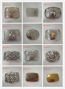 Ensemble de trois boucles de ceinture Western avec <span class=keywords><strong>boucle</strong></span> en métal - Product Image 6