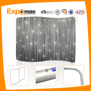 8ft Portable Trade Show Exhibits Booth Displays Dye Sublimation <strong>Back</strong> <strong>Drops</strong> - Product Image 4