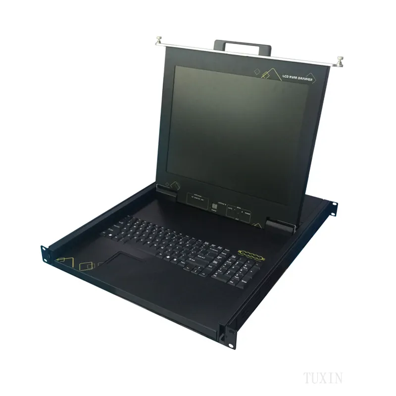 पेशेवर लैपटॉप कंप्यूटर 8 पोर्ट यूएसबी kvm, रैक माउंट डाटा सेंटर में kvm स्विच
