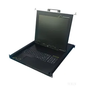 Profession eller Laptop 8 Port USB KVM, Rack Mount KVM Switch im Rechen zentrum