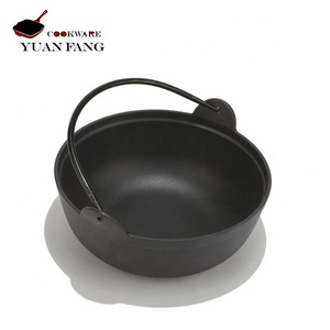 Olla <span class=keywords><strong>de</strong></span> <span class=keywords><strong>Hierro</strong></span> Fundido para Sukiyaki Japonesa, 20/24/26/28CM, Utensilios <span class=keywords><strong>de</strong></span> Cocina para Camping, Olla para Guisos, <span class=keywords><strong>Caldero</strong></span> para Camping - Product Image 5