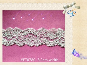 2024 thời trang mới So Le loại mô hình Vinh Quang đàn hồi Net ren TRIM ren đen vải Châu Phi - Product Image 2