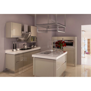 Australian Project Modern High Gloss Lacquer <strong>pink</strong> Kitchen <strong>Cabinets</strong> - Product Image 3
