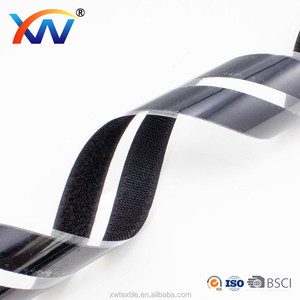 20mm negro adhesivo gancho y bucle de cinta con película de liberación - Product Image 2