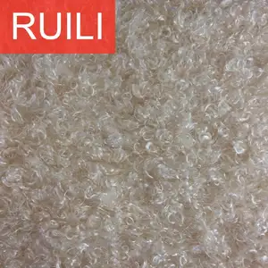 High quality curly fabric for toys long hair faux fur fabric