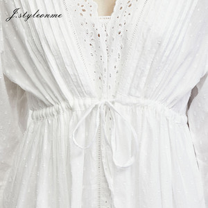 Al por mayor bordada de <span class=keywords><strong>manga</strong></span> larga dormir robe mujeres - Product Image 5