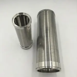 쐐기 mesh pipe/° c 정밀 관 stainless steel 슬롯 스크린/Johnson wedge 선 스크린