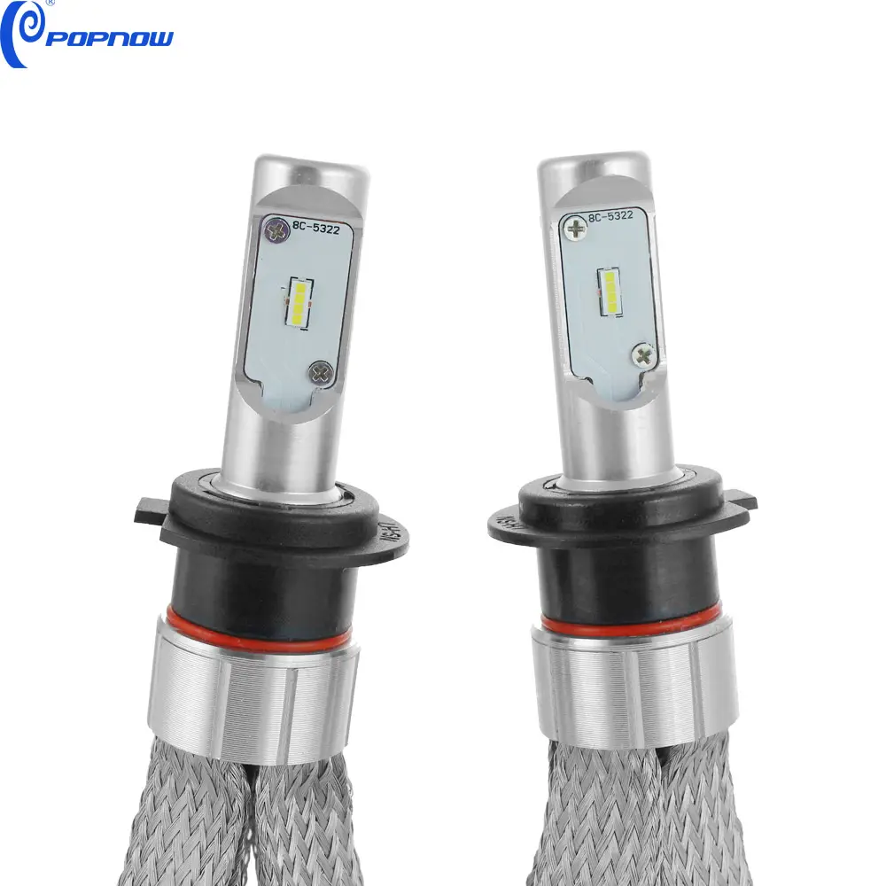 Lâmpada de farol automotivo, para carros, recém-chegados, super brilhante, hb3 9005, h7, led, universal