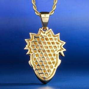 KRKC & CO 14 <span class=keywords><strong>K</strong></span> oro colgante <span class=keywords><strong>Naruto</strong></span> de circón de Hip Hop - Product Image 5