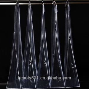 Budget Bridal Gown Cover Custom Printed Plastic Wedding Dress Garment Bags Suit Bags WB12