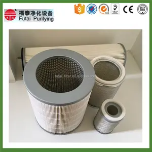 En acier inoxydable gaz turbine air cartouche filtre