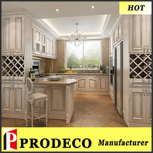 العتيقة خشب الساج مطبخ مجلس الوزراء خزانة مطبخ خشبية - Product Image 2