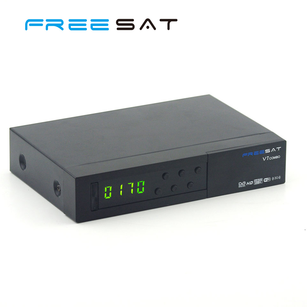 Mini Freesat V7 Combo DVB-S2 DVB-T2 De ALTA DEFINICIÓN de Clase Tigre TV Satelital Receptor Soporte YouTube Youporn
