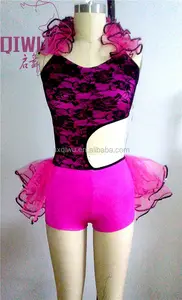 2017 New pink adult girls Latin or jazz dance costumes,sex dance ,latin dance wear women Latin-2017-021