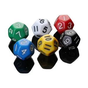 Polyhedron dado dado de 12 lados d12 jogo, dado de logotipo personalizado