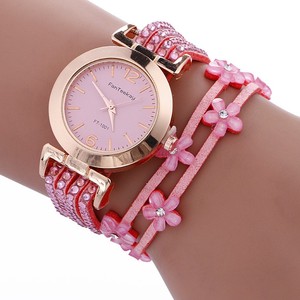 Relógio de pulso feminino lnw352, relógio para mulheres, pulseira de couro, flor moderno, para mulheres 2018 - Product Image 6