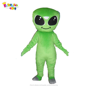Belle vert alien costume de mascotte pour adultes/alien costume adulte - Product Image 1