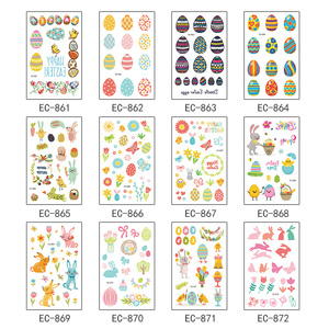Pasqua Favori di Partito Assortiti Pasqua Tema Tatuaggi Temporanei Bunny Dinosauro Uovo di Pasqua Disegno Tatuaggi Temporanei Per I Bambini - Product Image 6