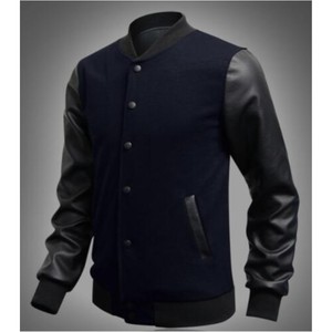 YSMARKET Men Autumn Leather <strong>Patchwork</strong> <strong>Jackets</strong> and Coats Button Male Casual Fashion Slim Fitted Zipper <strong>Jackets</strong> Outerwear E1606 - Product Image 4
