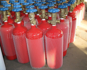 Bouteille de gaz <span class=keywords><strong>CO2</strong></span> (dioxde de carbone) pour système d'extincteur - Product Image 2