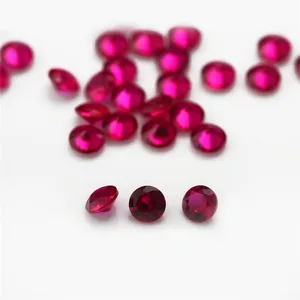 wuzhou jiangyuan 8# red industrial synthetic ruby stone prices per carat gemstone ruby