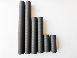 Nhà máy trực tiếp lớn nhất Matte 3K đồng bằng sợi carbon ống nhà sản xuất sợi carbon ống tròn cho máy dò kim loại - Product Image 2