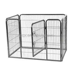 Métal <span class=keywords><strong>Parc</strong></span> Animalier Stylo D'exercice <span class=keywords><strong>pour</strong></span> Chiens Chats Pliante Robuste Porte Clôture 4 Panneaux Chacun - Product Image 2