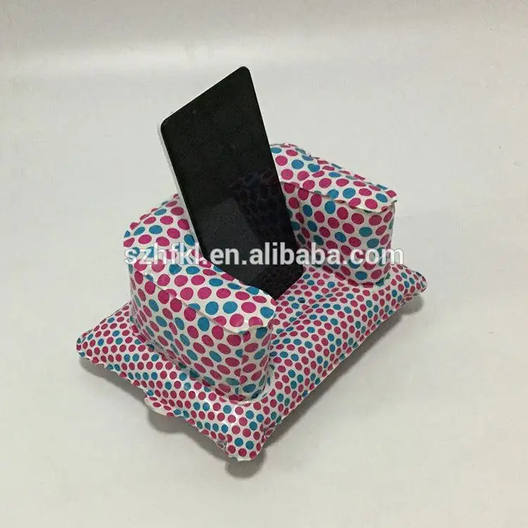 sofa shape funny inflatable cell phone holder for display;fashion mobile phone holder