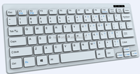 Keyboard sunyi, ramping Mini kabel datar profil rendah 87 tombol