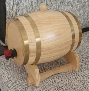 Billige dekorative Mini Holz Weinfässer Bierfass