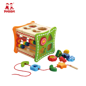 Multifunción actividad cubo forma <span class=keywords><strong>de</strong></span> <span class=keywords><strong>madera</strong></span> clasificación cubo Ábaco <span class=keywords><strong>de</strong></span> <span class=keywords><strong>Madera</strong></span> Juguetes <span class=keywords><strong>de</strong></span> aprendizaje temprano para niños - Product Image 1