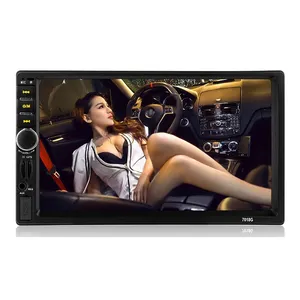 CE FCC ROHS certificación construido en GPS MP3 / MP4 jugadores 2din Universal vehículo auto estéreo Mp5 reproductor gps Navigator