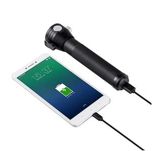 Linterna LED Táctica Solar, Linterna Recargable para Automóvil, Linterna Ultra Brillante, Batería Recargable, CC 12V, OEM - Product Image 6