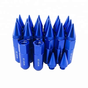 20 pièces accordeur étendu en aluminium avec pointe pour roues/jantes M12X1.25 écrous de cosse de <span class=keywords><strong>roue</strong></span> - Product Image 2
