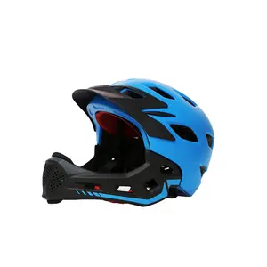 Bán Buôn Phong Cách Mới Trẻ Em Full Face Bike Helmet Với Removable Chin Guard