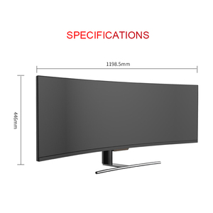Monitor da Gaming PC LED Curvo 49 Pollici 4K 144Hz 3840*1080 con Pannello VA Multi-Schermo, Formato <span class=keywords><strong>32</strong></span>:9 con Porta DP - Product Image 2