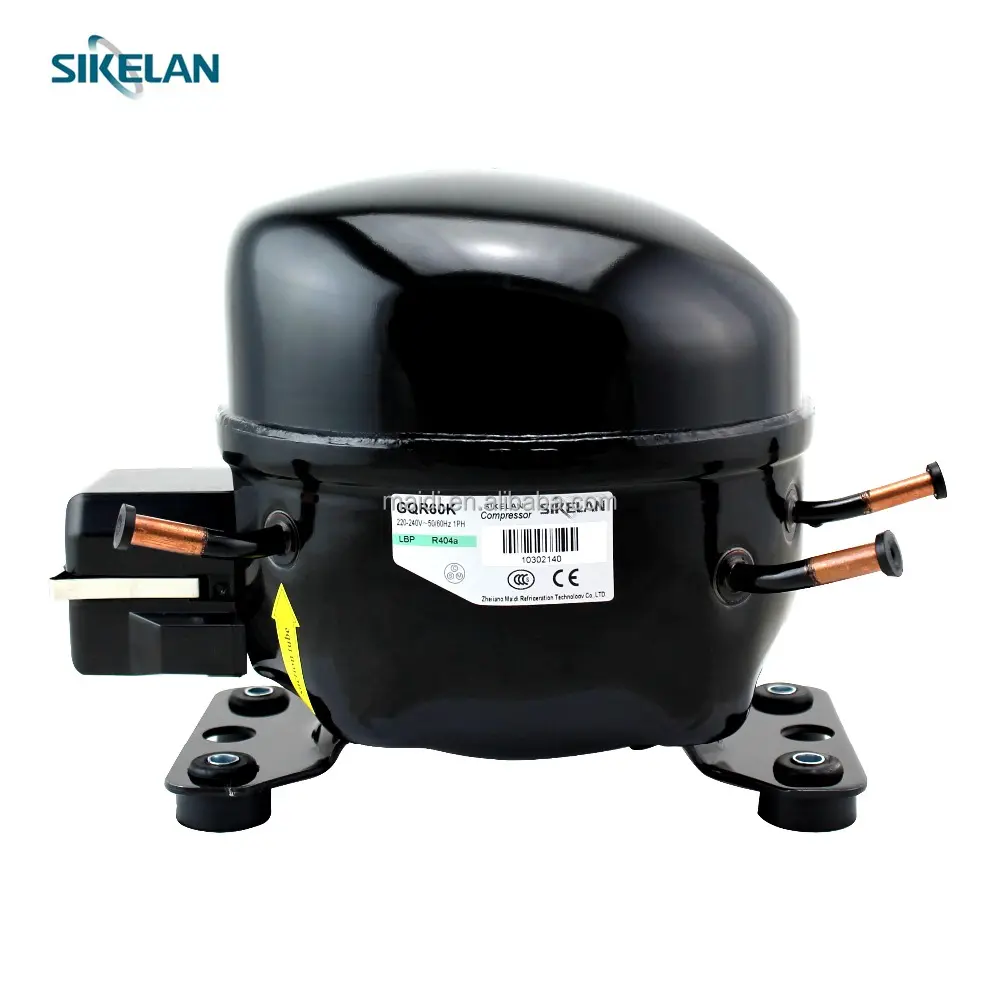 Морозильный компрессор SIKELAN R404a, герметичный холодильный компрессор для бытового использования GQR60K 365 Вт
