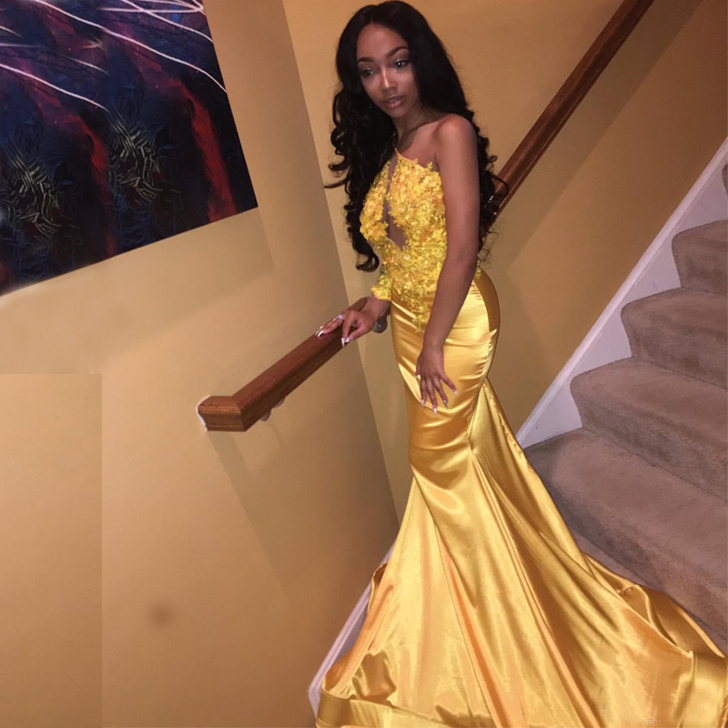 Yellow Dresses For 21st Birthday Girl Yellow African 18 Years 21st Birthday  Party Dresses For Girls