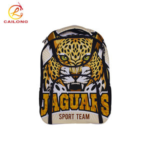 De alta calidad de poliéster patrón animal gimnasio al aire libre equipo de diseño de logotipo personalizado mochila - Product Image 1