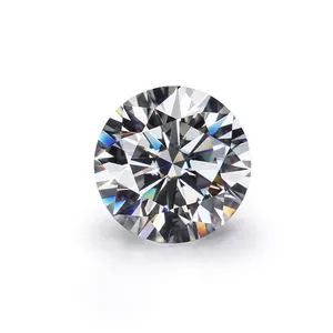 Phát Triển Mạnh Gems Bán Buôn Trắng Round Brilliant Cut Cubic Zirconia Giá Đá Quý Đá