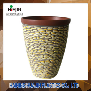 Plus <span class=keywords><strong>pas</strong></span> cher prix en plastique hdpe imitation pierre décore pots de fleurs des <span class=keywords><strong>plantes</strong></span> - Product Image 2