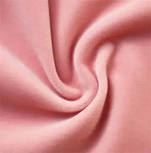 Soft hand feeling polyester spandex 4 way stretch velvet upholstery fabric