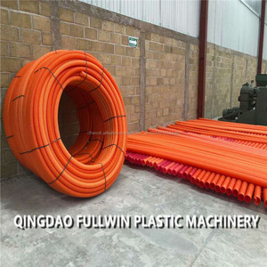 Chine usine Double Paroi Tube Ondulé <span class=keywords><strong>EN</strong></span> <span class=keywords><strong>PEHD</strong></span> Ligne de Production Faisant La Machine 50 MM-160 MM - Product Image 6