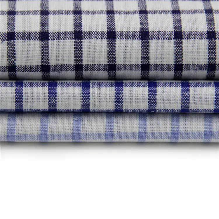 Kualitas tinggi kain linen katun untuk pria kemeja