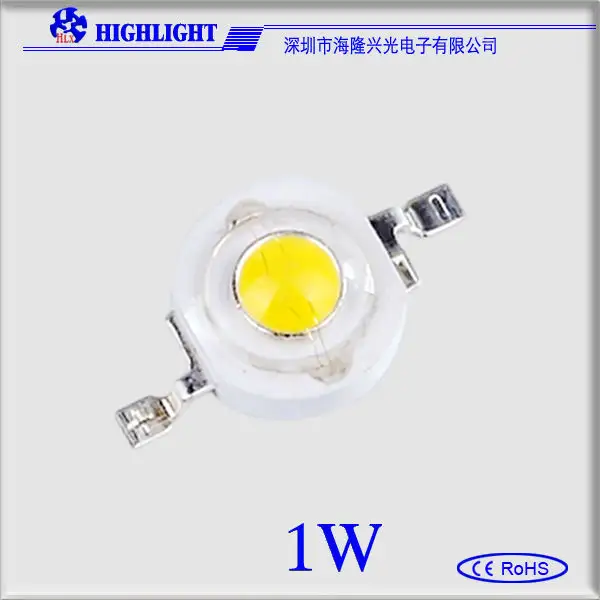 1Watt Led, Lumens Cao, Led Công Suất Cao Với Chip Epistar/Bridglux