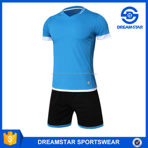 17-18 new Design cheap 100% Polyester Football uniform - Product Image 5