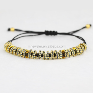 Luxe or jaune <span class=keywords><strong>miyuki</strong></span> perles avec des perles de <span class=keywords><strong>pierre</strong></span> naturelle bracelet intelligent aliexpress gros bracelet - Product Image 2