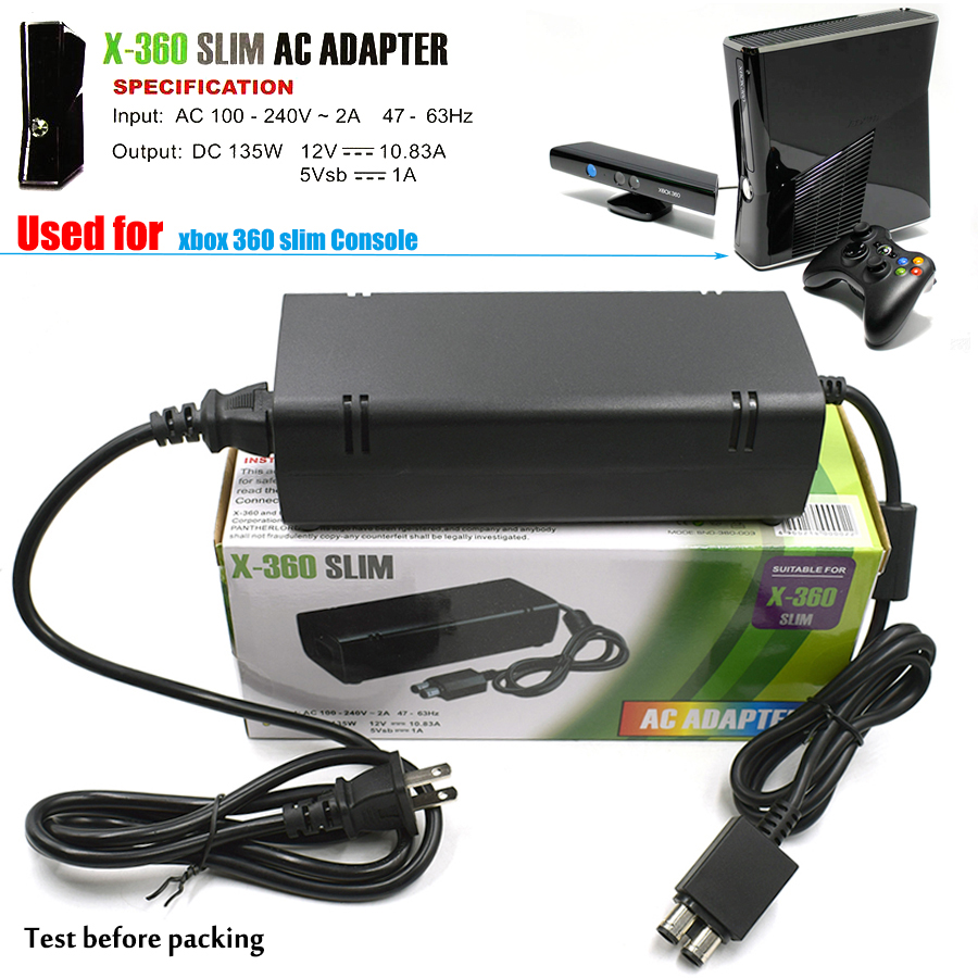 100~240V 135W ACアダプター電源、米国/英国プラグ付き、Microsoft