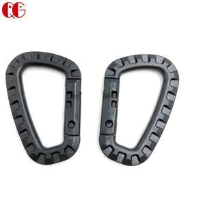 Pabrikan Grosir <span class=keywords><strong>Carabiner</strong></span> Plastik Besar untuk Pendakian Gunung, Pengait Tipe-D, Pengait Plastik Hitam untuk Penggunaan Luar Ruangan - Product Image 5